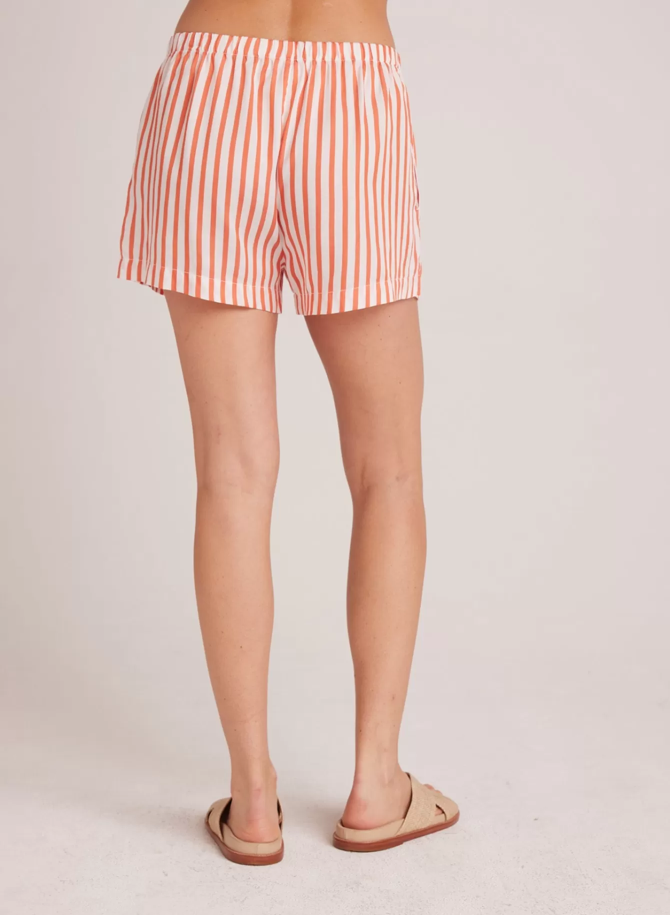 Bella Dahl Shorts-Boxer Short - Sunset Blaze Stripe