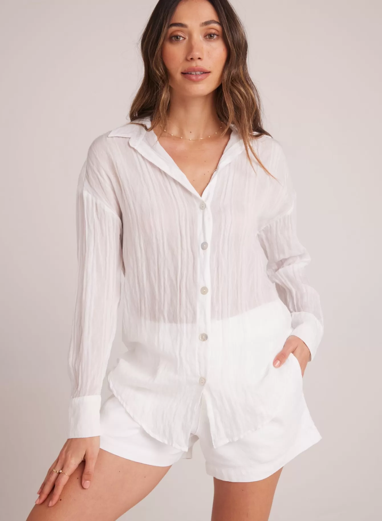 Bella Dahl Button Down-Boyfriend Button Down -