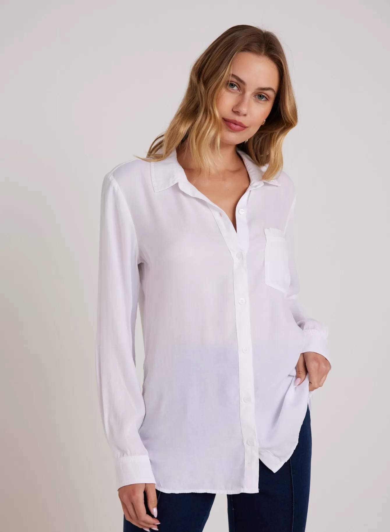 Bella Dahl Button Down-Boyfriend Shirt -