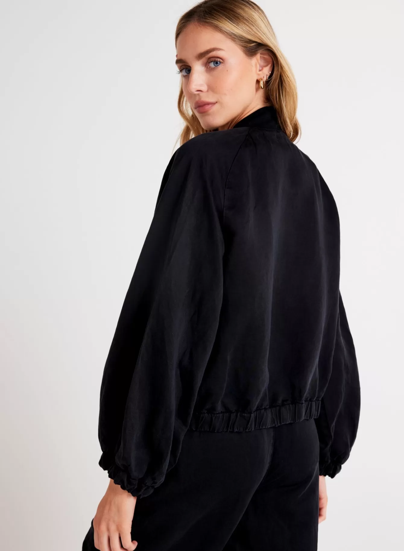 Bella Dahl Outerwear-Chloe Clean Bomber Jacket -