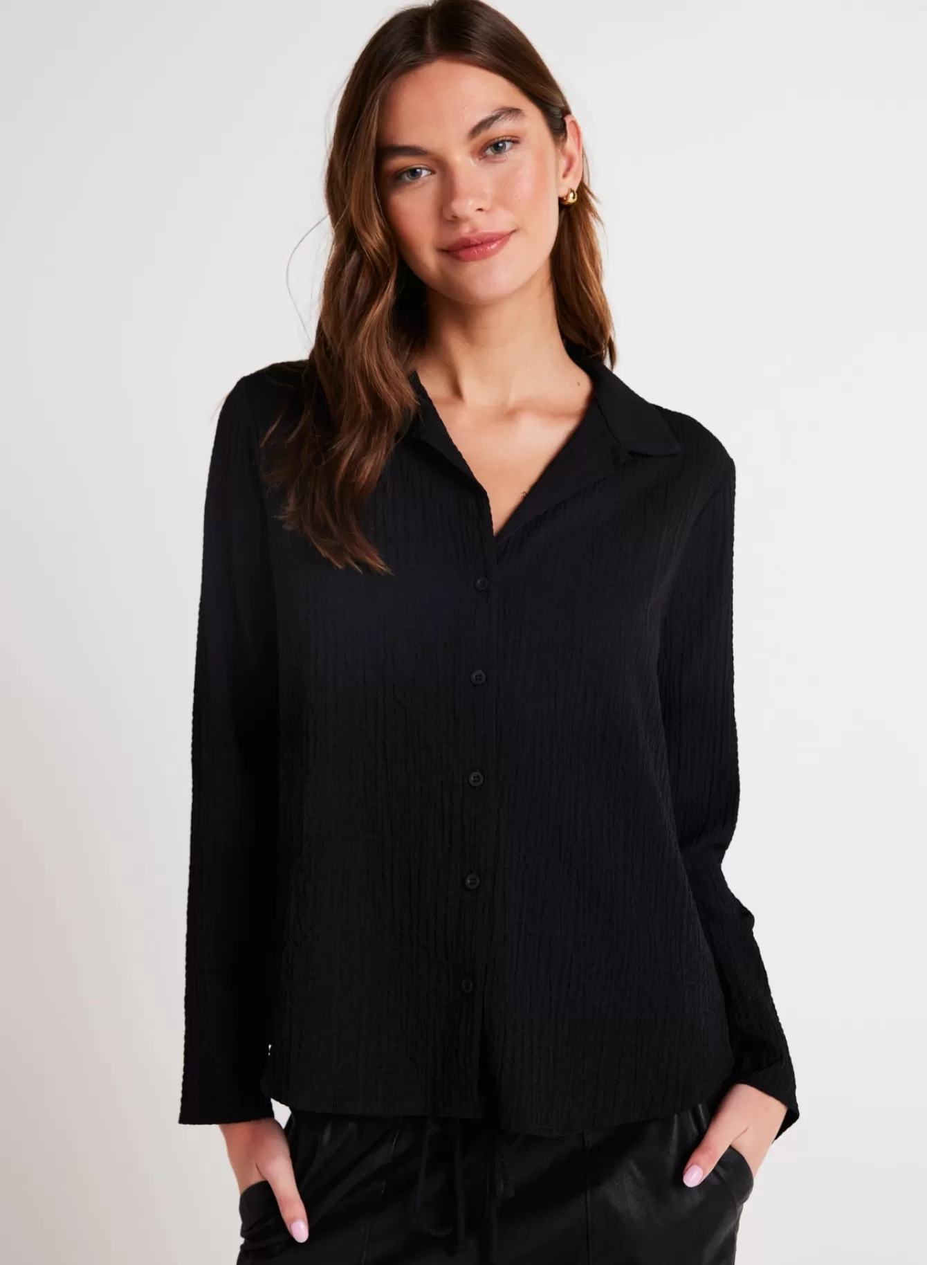 Bella Dahl Button Down-Clean Button Front Shirt -