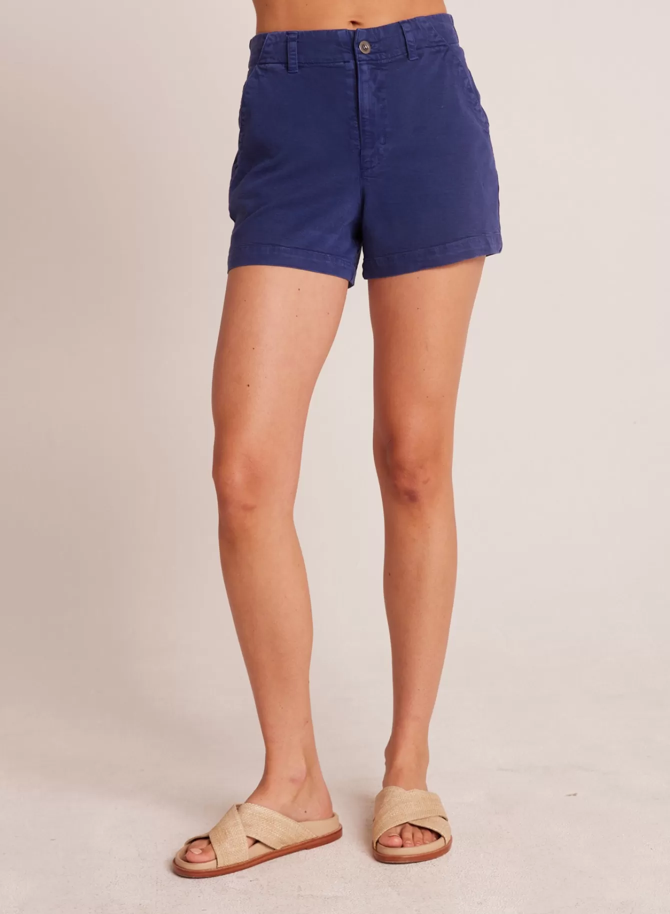 Bella Dahl Shorts-Elle Playa Trouser Short - Tropical Navy