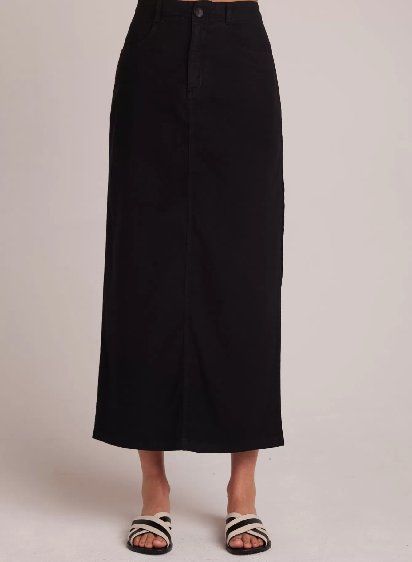 Bella Dahl Skirts-Indigo Side Slit Skirt -