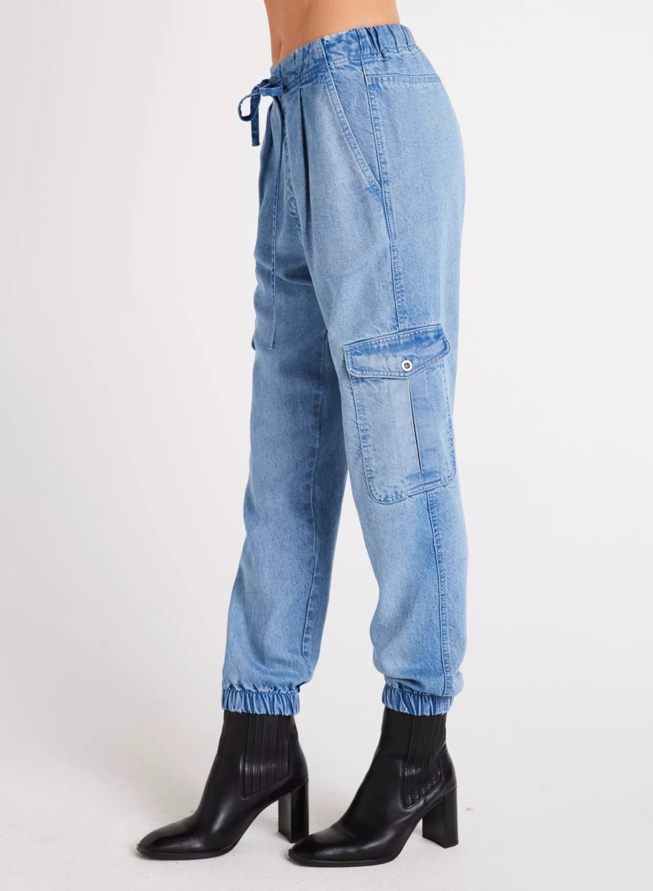Bella Dahl Joggers-Isla Pleated Jogger - Vintage Horizon Wash