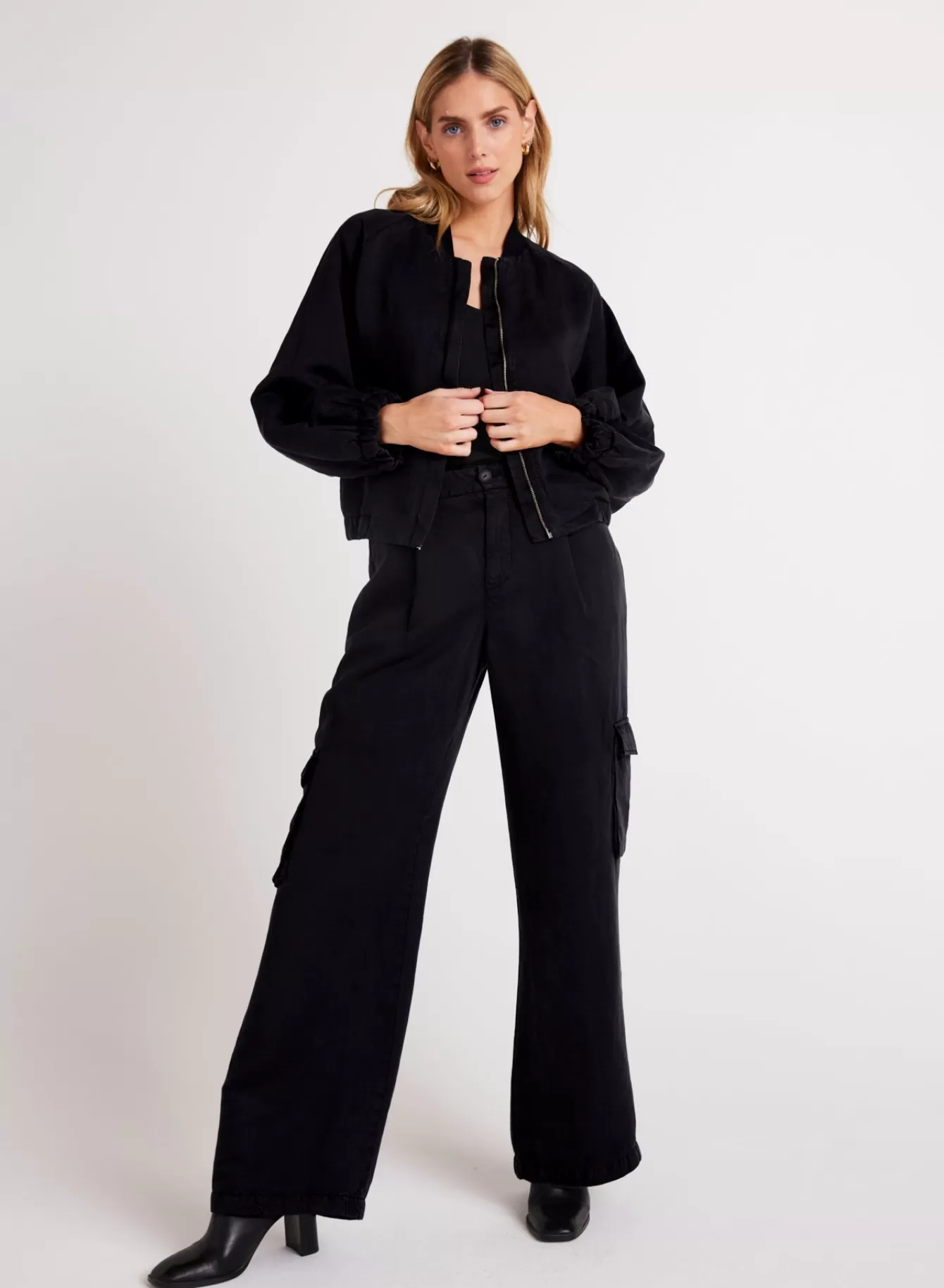 Bella Dahl Pants-Jules Pleated Wide Leg -