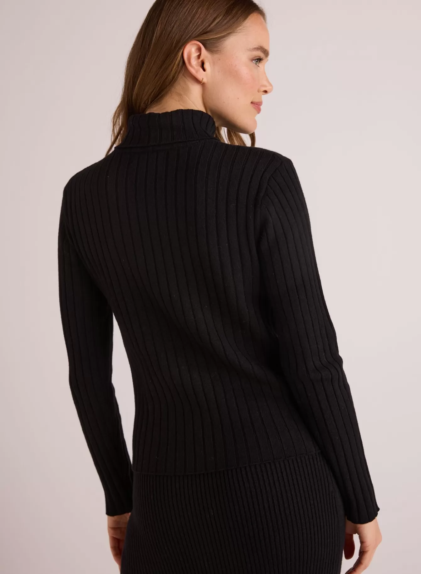 Bella Dahl Sweaters-Long Sleeve Turtleneck Sweater -  