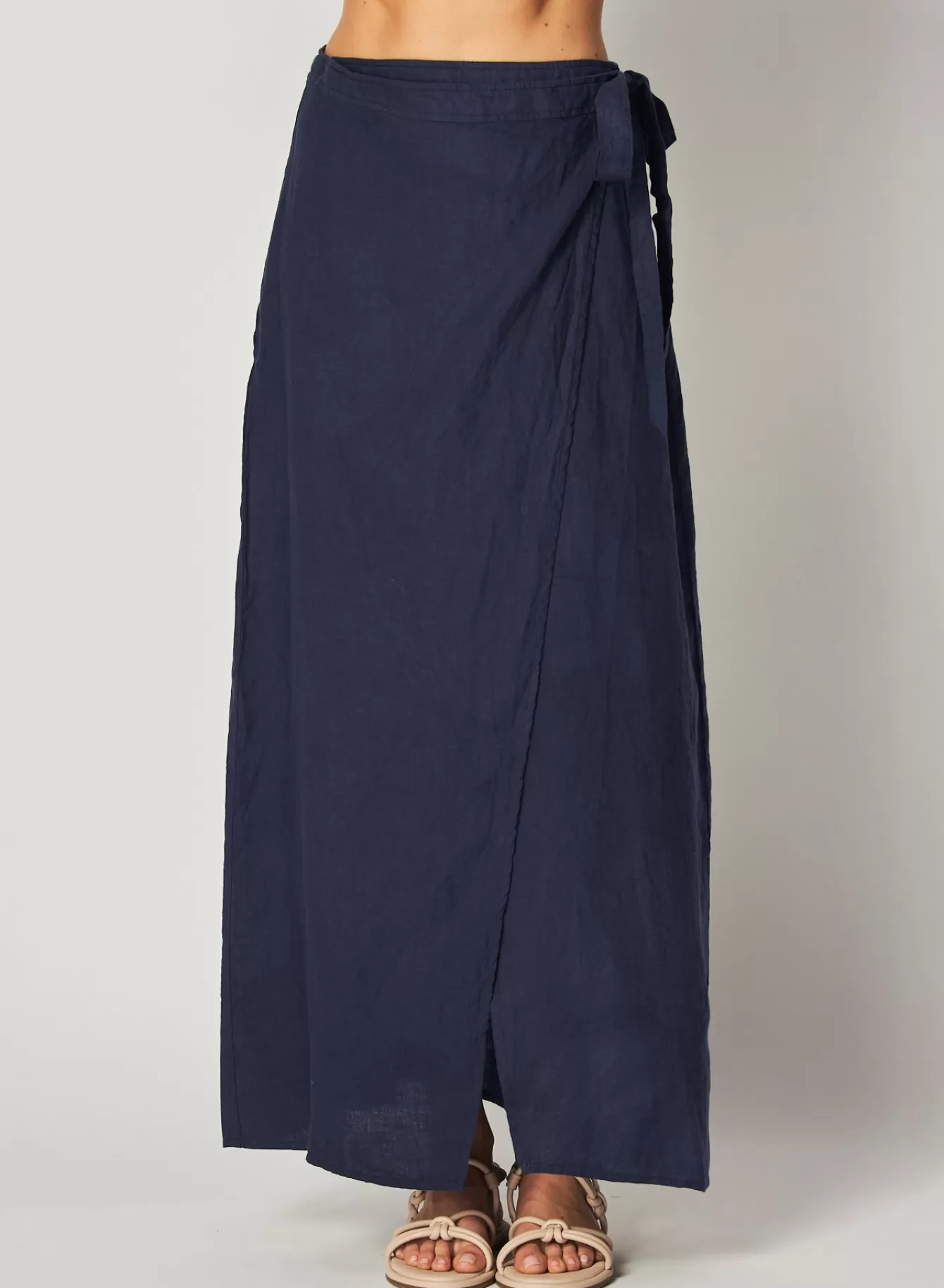 Bella Dahl Skirts-Maxi Wrap Skirt - Brazilian Navy