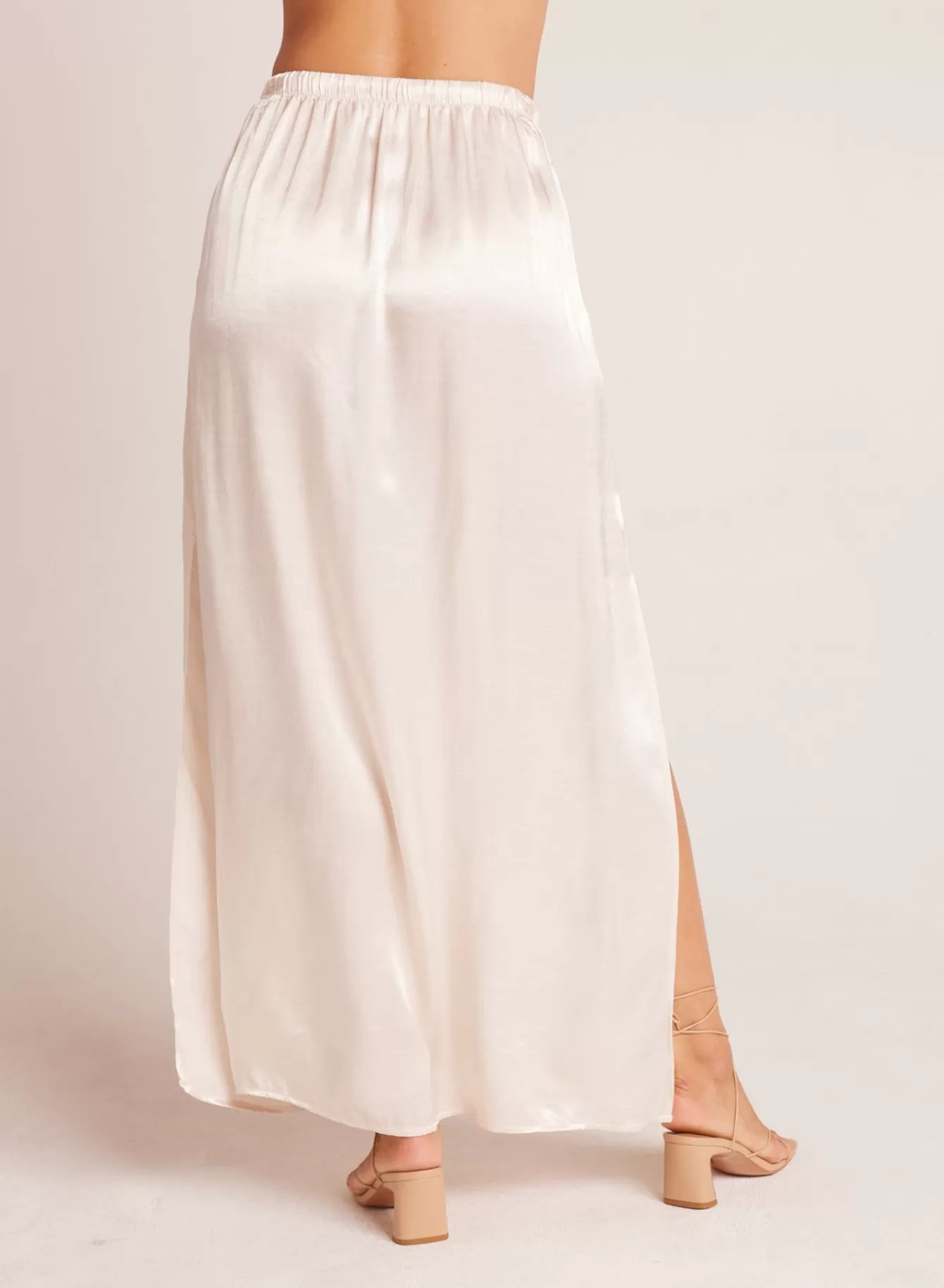 Bella Dahl Skirts-Pleat Front Maxi Skirt - Playa Sand