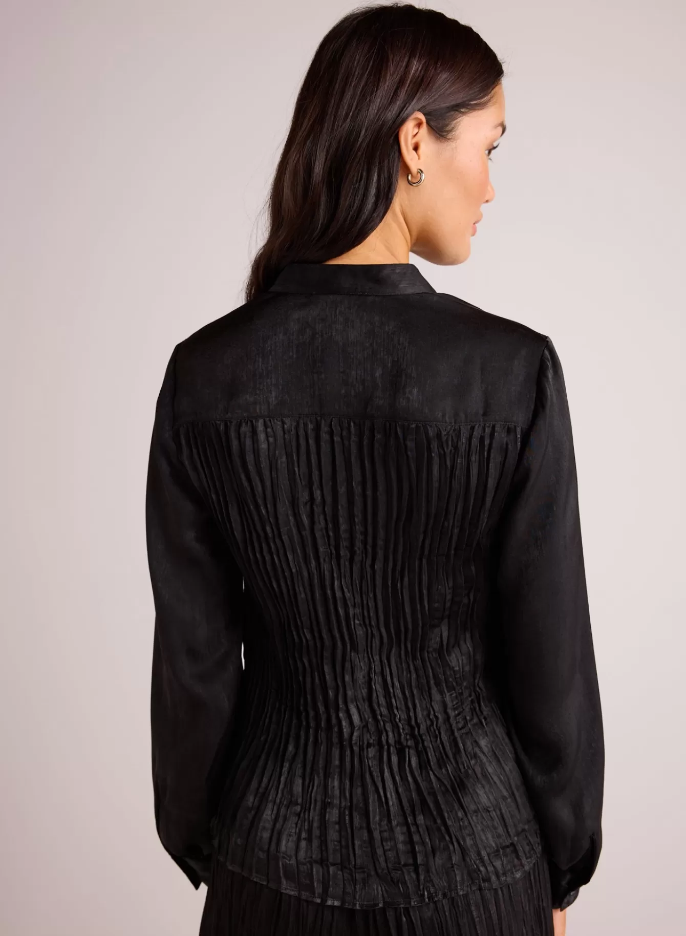 Bella Dahl Long Sleeve-Pleated Bodice Shirt -