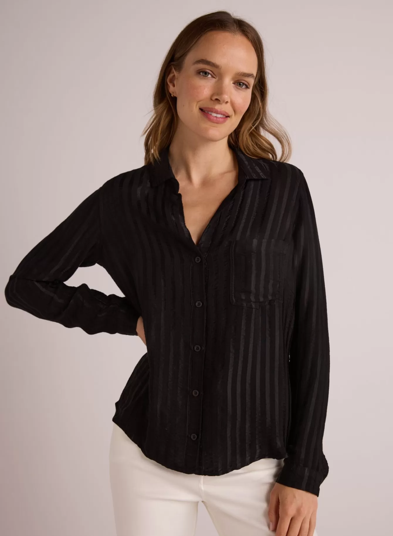 Bella Dahl Long Sleeve-Pocket Button Down -