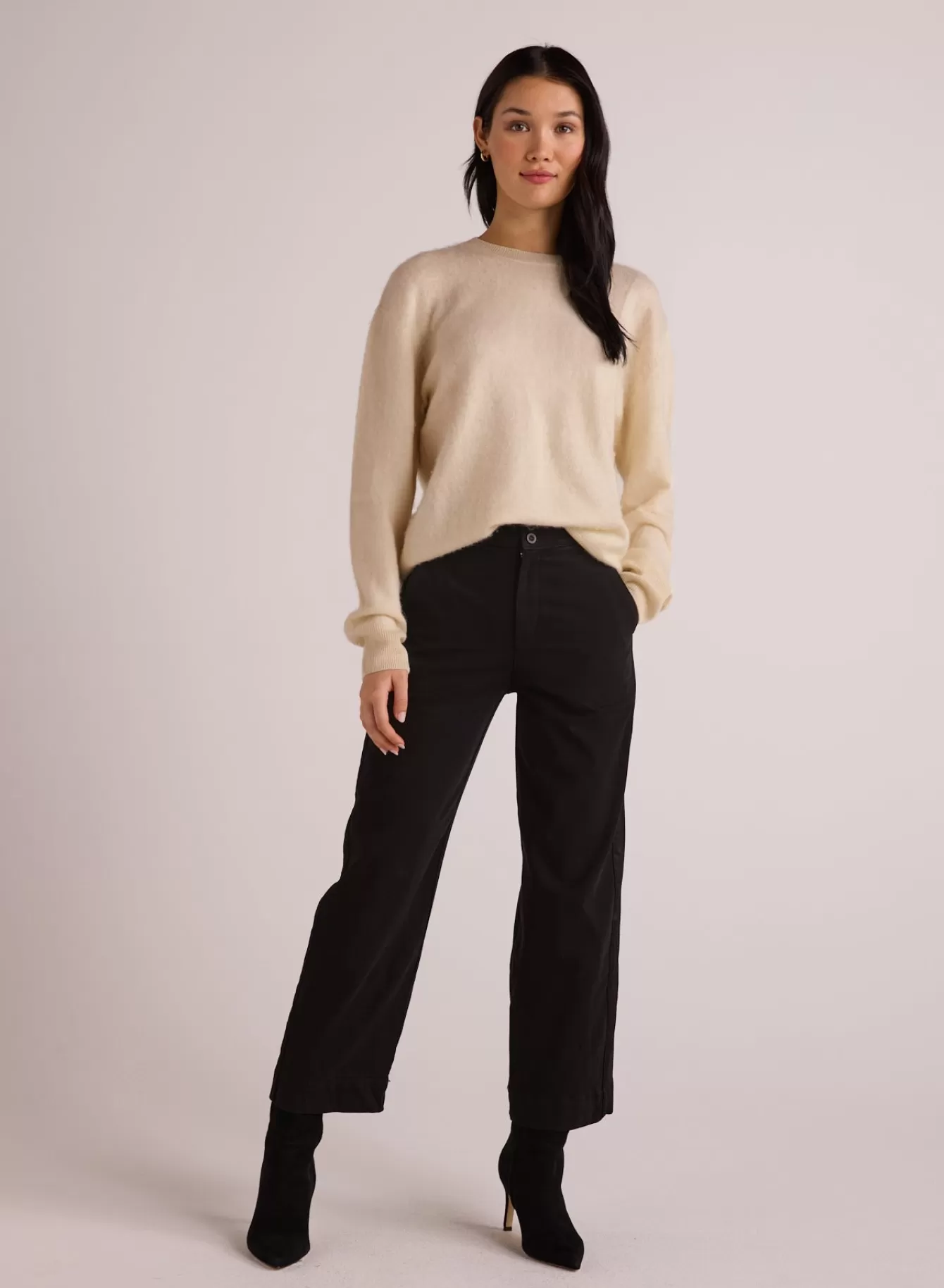 Bella Dahl Pants-Saige Tux Stripe Crop -