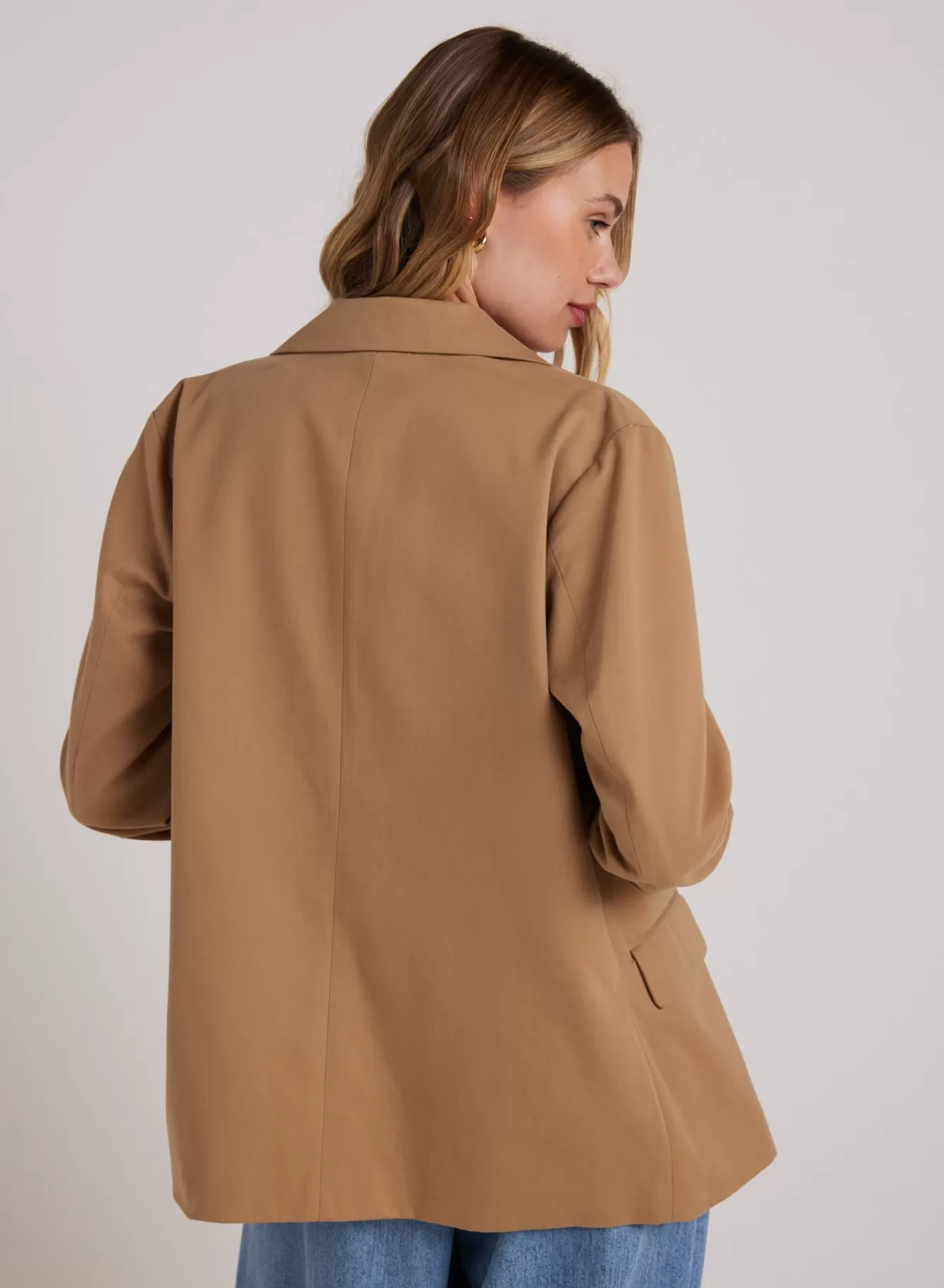 Bella Dahl Outerwear-Single Breasted Blazer - Classic Camel