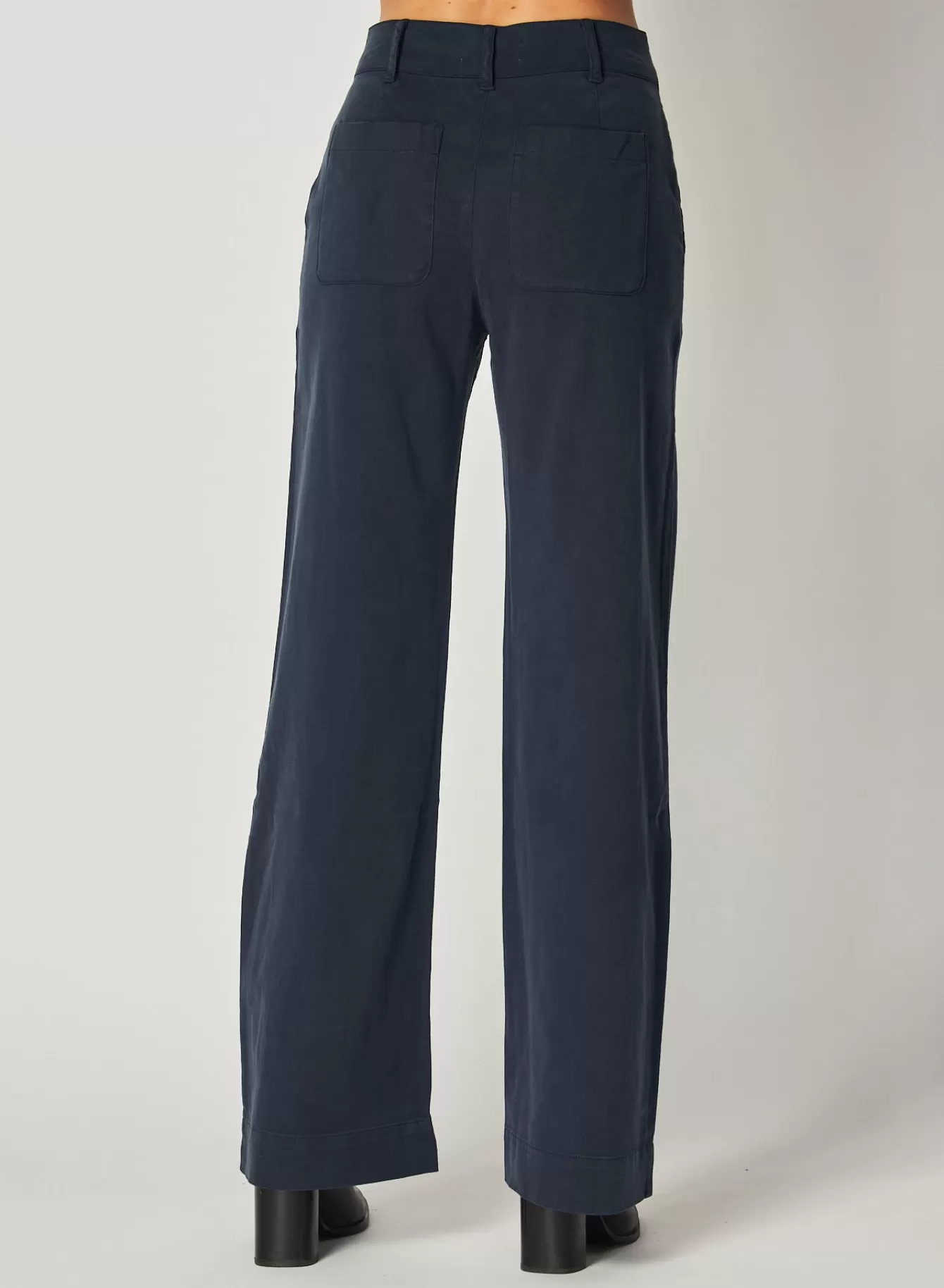 Bella Dahl Seasonal Essentials-Sydney Wide Leg Pant - Endless Sea