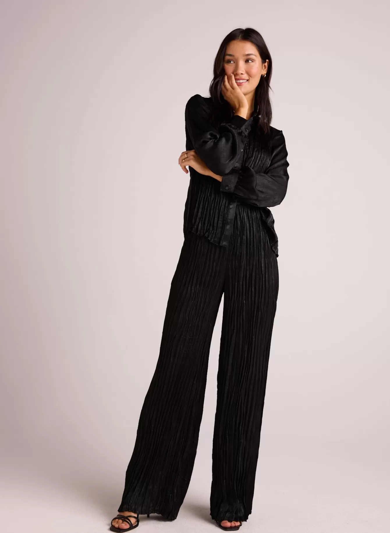 Bella Dahl Pants-Variegated Pleat Pant -