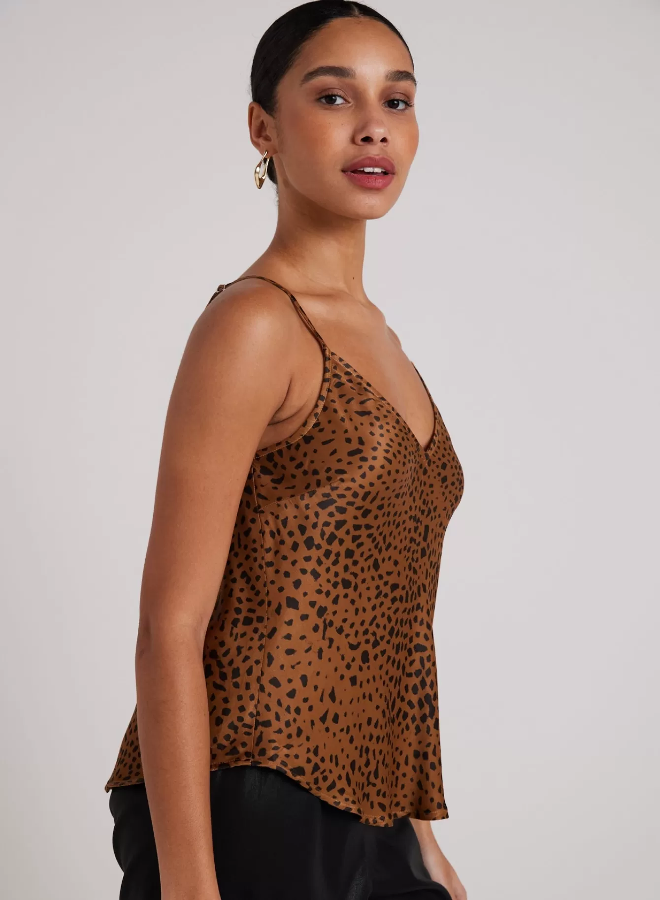 Bella Dahl Sleeveless-V-Neck Camisol - Bronzed Maple