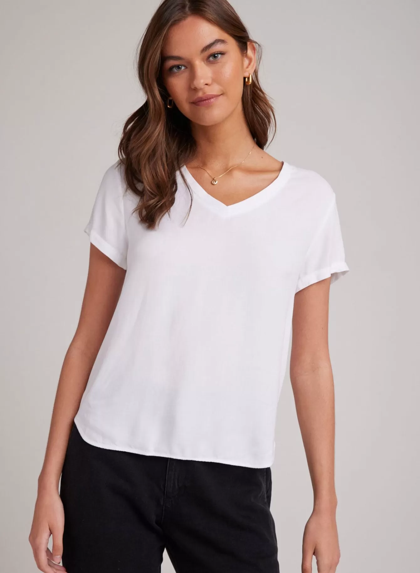 Bella Dahl Essentials Tops-V-Neck Tee -