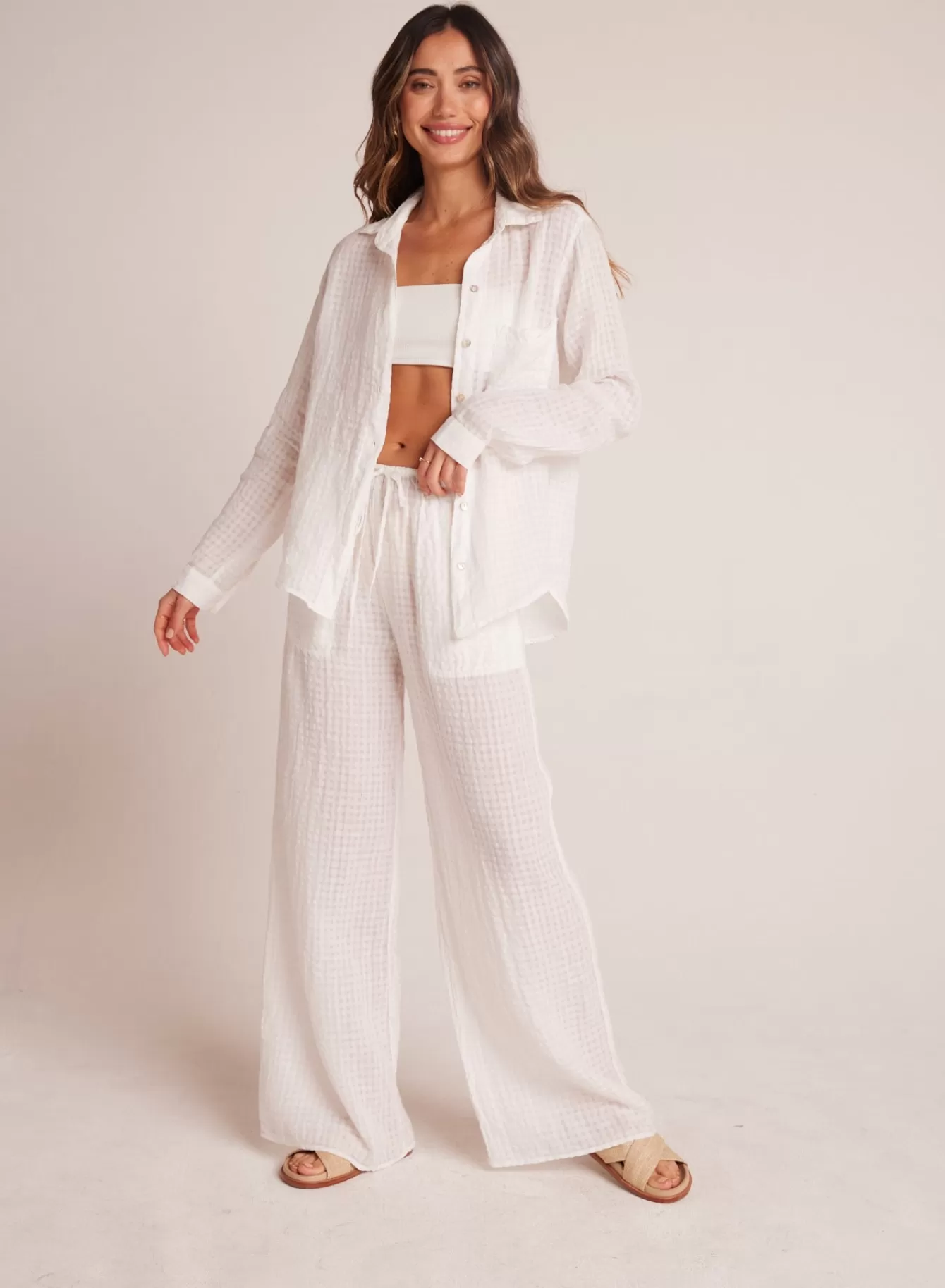 Bella Dahl Pants-Wide Leg Pocket Beach Pant -